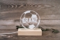 Preview: Lampe / Nachtlicht Fußball -personalisiert-